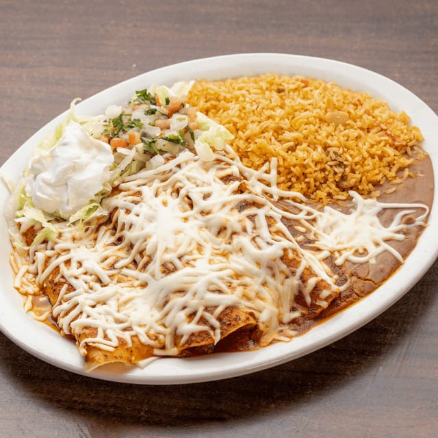 Enchilada Deluxe Lunch.