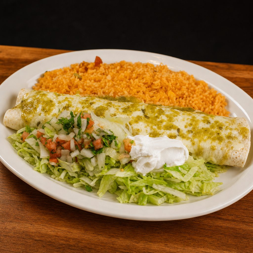 Steak Green Burrito.