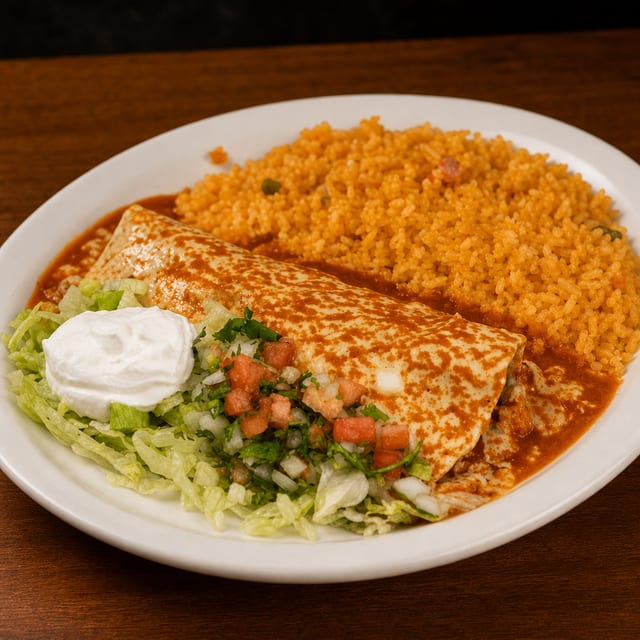 Shrimp Burrito.