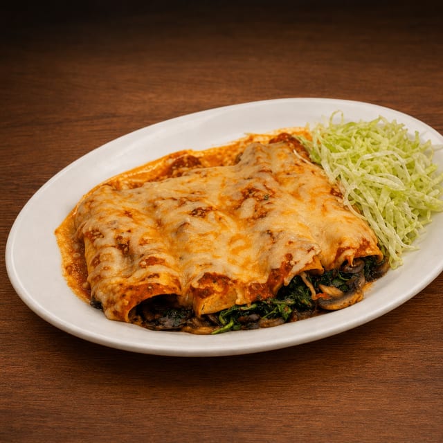 Spinach Enchiladas.