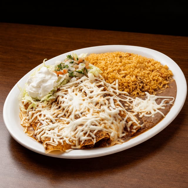 Enchilada Deluxe Lunch.