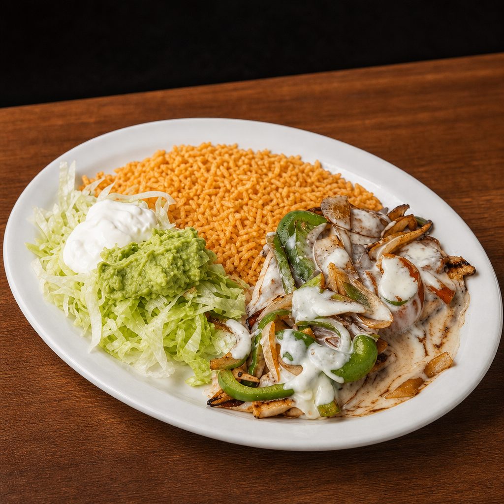 Chicken Fajitas Lunch.