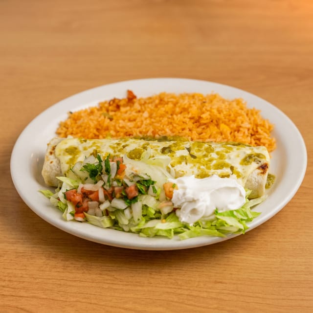 Steak Green Burrito.