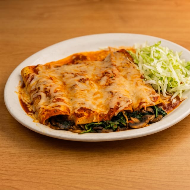 Spinach Enchiladas.