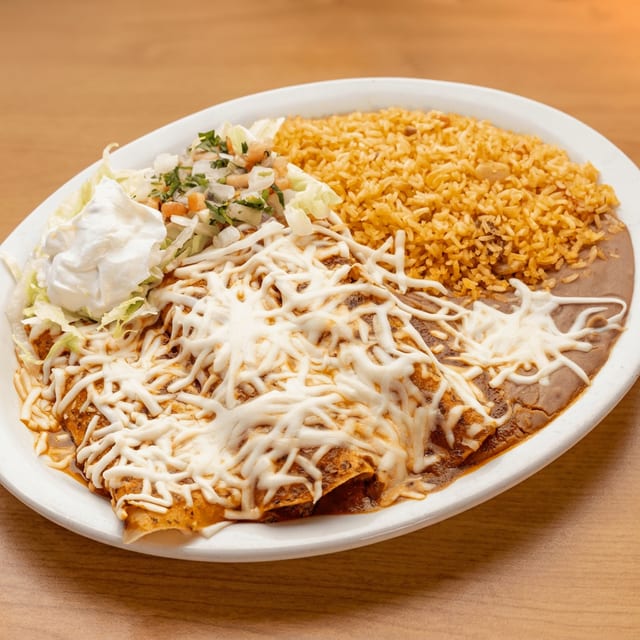 Enchilada Deluxe Lunch.