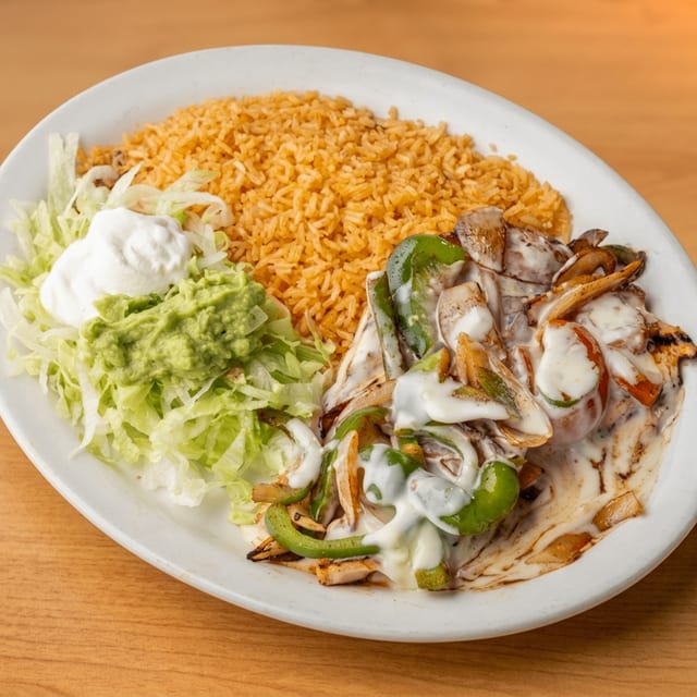 Chicken Fajitas Lunch.