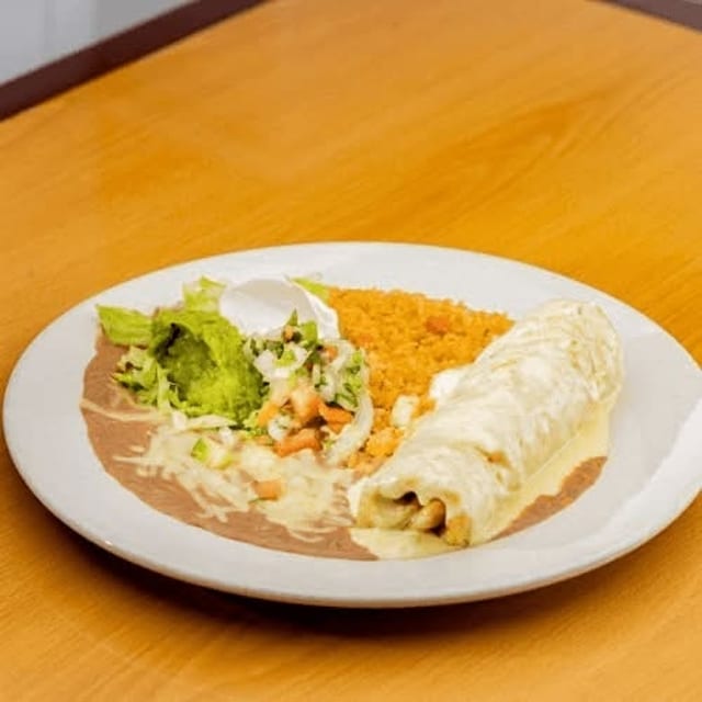 Beef Chimichangas Lunch.